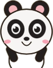 A panda, mid-wave
